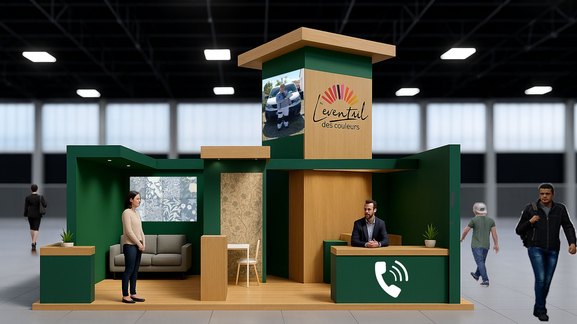 stand L&rsquo;éventail de couleurs