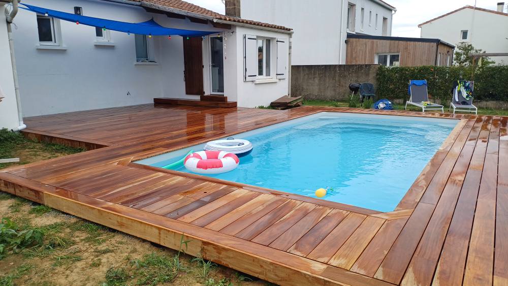 Terrasse en bois Roblin Menuiserie Sables d'Olonne